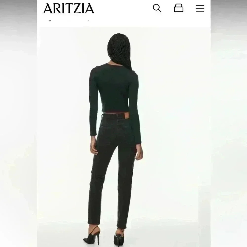 ARITZIA DENIM FORUM YOKO HIGH RISE SLIM  27
